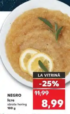 Kaufland NEGRO Icre sărate hering 100 g Ofertă