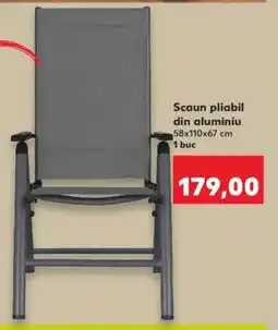 Kaufland Scaun pliabil din aluminiu Ofertă