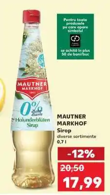 Kaufland MAUTNER MARKHOF Sirop Ofertă