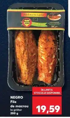 Kaufland NEGRU File de macrou la grătar Ofertă