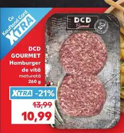 Kaufland DCD GOURMET Hamburger de vită maturată 260 g Ofertă