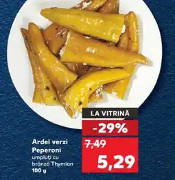 Kaufland Ardei verzi Peperoni Ofertă