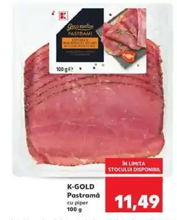 Kaufland K-GOLD Pastramă cu piper Ofertă