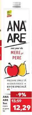 Kaufland ANA ARE Suc mere și pere 1 l Ofertă