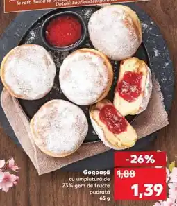 Kaufland Gogoasă cu umplutură de 23% gem de fructe pudrată Ofertă