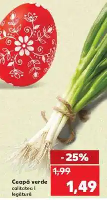 Kaufland Ceapă verde Ofertă