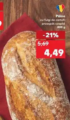 Kaufland Pâine cu fulgi de cartofi proaspăt coaptă 400 g Ofertă