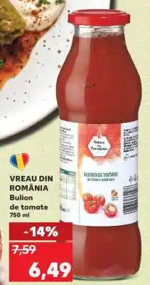 Kaufland Bulion de tomate Ofertă