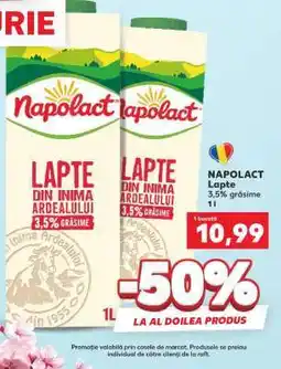 Kaufland NAPOLACT Lapte Ofertă