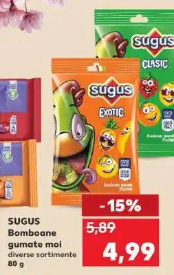 Kaufland SUGUS Bomboane gumate moi Ofertă