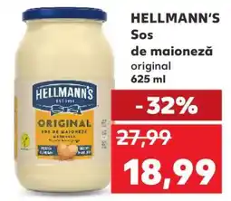 Kaufland HELLMANN’S Sos de maioneză original 625 ml Ofertă