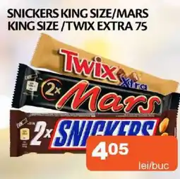 Unicarm Snickers king size/mars king size/twix extra 75 Ofertă
