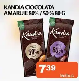 Unicarm Kandia ciocolata amaruie 80% / 50% Ofertă