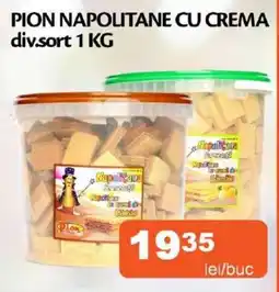 Unicarm Pion napolitane cu crema Ofertă