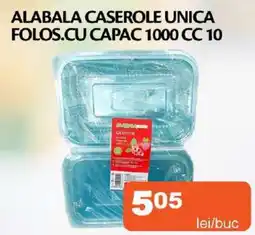Unicarm Alabala caserole unica folos.cu capac Ofertă