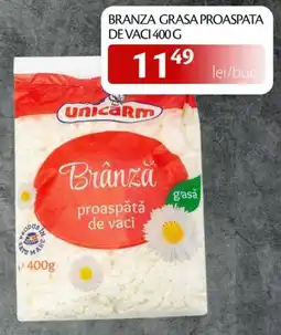 Unicarm Unicarm Branza grasa proaspata de vac Ofertă