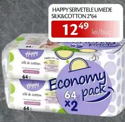 Unicarm Happy servetele umede silk&cotton Ofertă