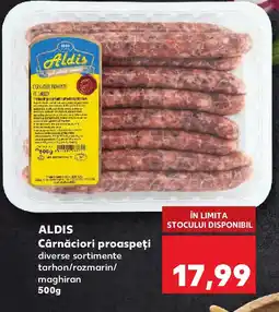 Kaufland ALDIS Cârnăciori proaspeţi Ofertă