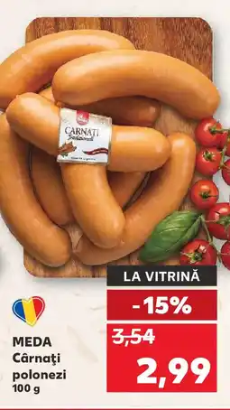 Kaufland MEDA Cârnaţi polonezi Ofertă