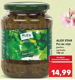 Kaufland ALEX STAR Foi de viţă Ofertă