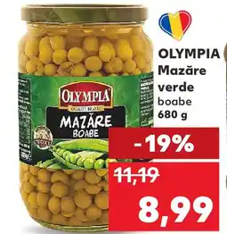 Kaufland OLYMPIA Mazăre verde Ofertă