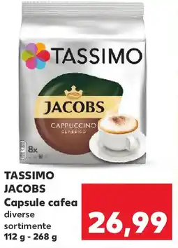 Kaufland TASSIMO JACOBS Capsule cafea Ofertă