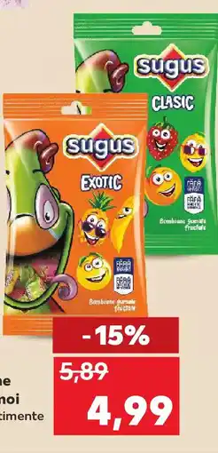 Kaufland SUGUS Bomboane gumate moi Ofertă