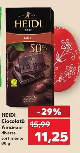 Kaufland HEIDI Ciocolată Amăruie Ofertă