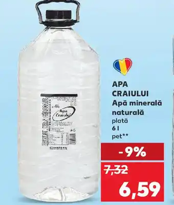 Kaufland APA CRAIULUI Apă minerală naturală Ofertă