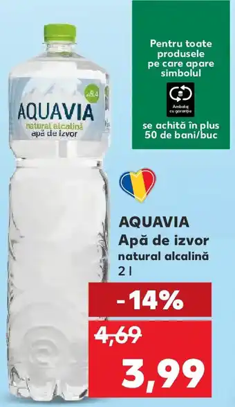 AQUAVIA Apă de izvor natural alcalină