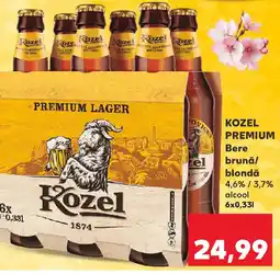 Kaufland KOZEL PREMIUM Bere brunǎ/ blondă Ofertă
