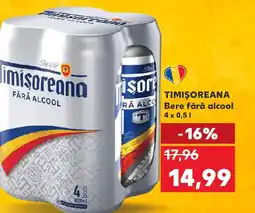 Kaufland TIMIȘOREANA Bere fără alcool Ofertă