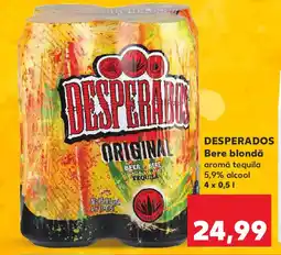 Kaufland DESPERADOS Bere blondă Ofertă