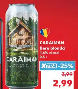 Kaufland CARAIMAN Bere blondă Ofertă