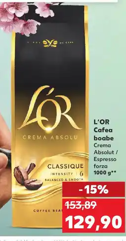 Kaufland L'OR Cafea boabe Ofertă