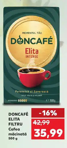 Kaufland DONCAFÉ ELITA FILTRU Cafea măcinată Ofertă