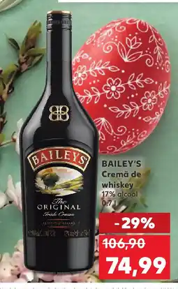 Kaufland BAILEY'S Cremă de whiskey Ofertă