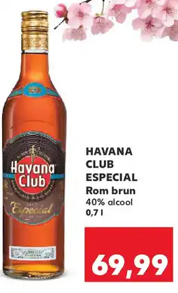 Kaufland HAVANA CLUB Especial Rom brun Ofertă