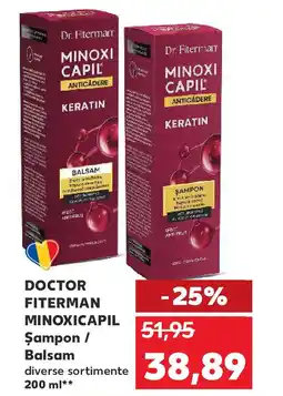 Kaufland DOCTOR FITERMAN MINOXICAPIL Şampon / Balsam Ofertă