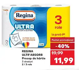Kaufland REGINA ULTR'ABSORB Prosop de hârtie Ofertă