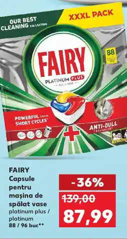 Kaufland FAIRY Capsule pentru mașina de spălat vase Ofertă
