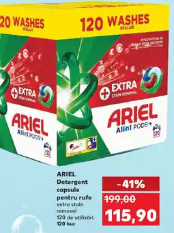 Kaufland ARIEL Detergent capsule pentru rufe Ofertă