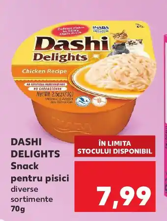 Kaufland DASHI DELIGHTS Snack pentru pisici Ofertă