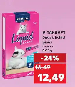 Kaufland VITAKRAFT Snack lichid pisici Ofertă
