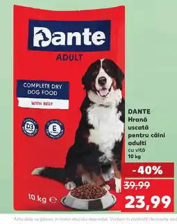 Kaufland DANTE Hrană uscată pentru câini adulti Ofertă