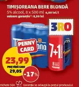 Penny TIMIŞOREANA Bere blondă Ofertă
