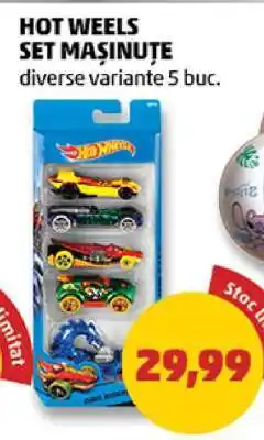 Penny HOT WHEELS SET MAȘINUȚE Ofertă