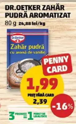 Penny DR. OETKER ZAHĂR PUDRĂ AROMATIZAT Ofertă