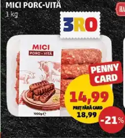 Penny Mici porc-vită Ofertă