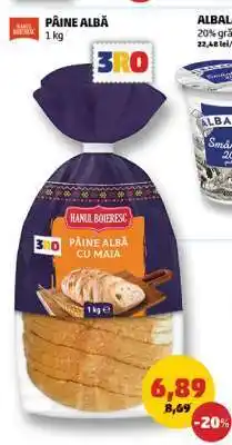 Penny Pâine Albă cu Maia Ofertă